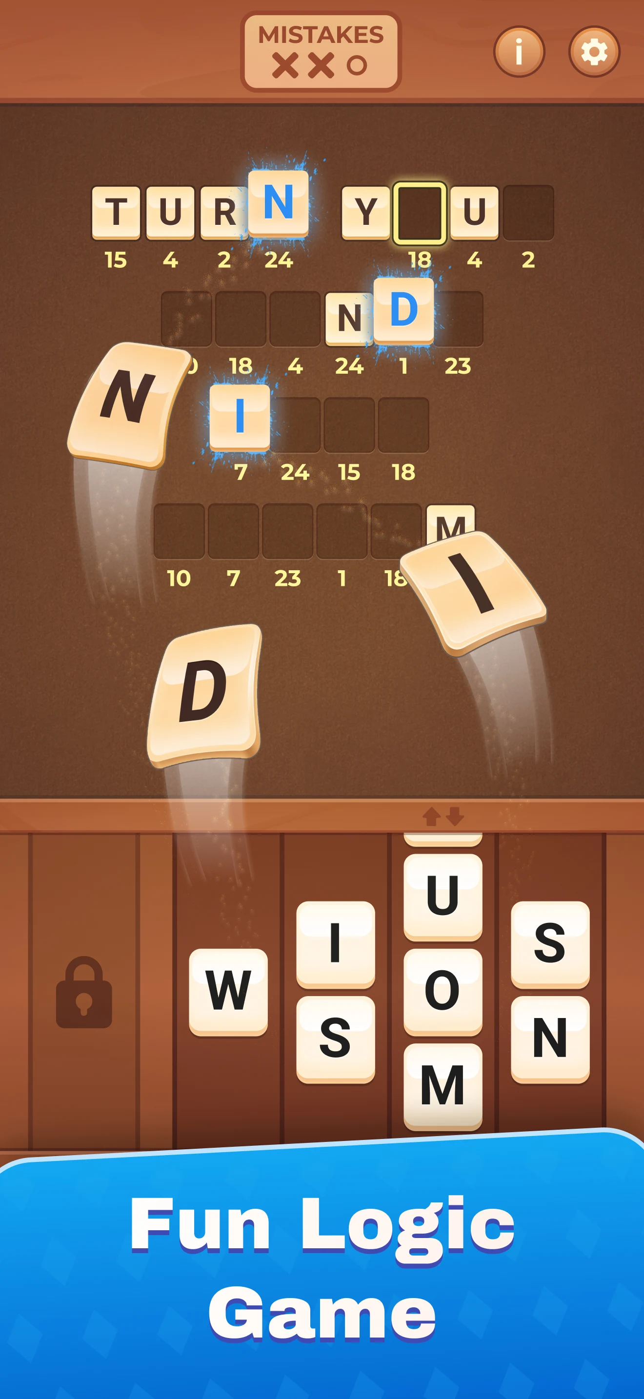 WordFlip: Letters Cards Logic screenshot