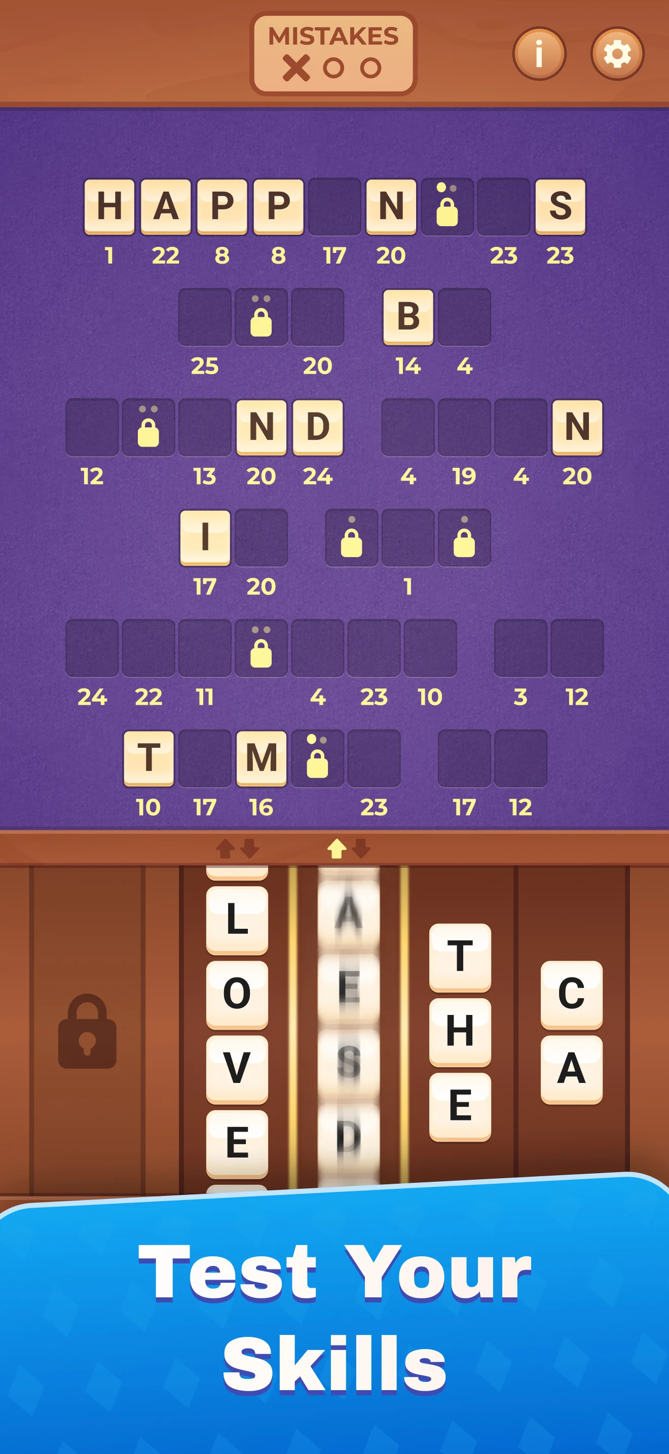 WordFlip: Letters Cards Logic screenshot